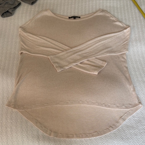 Quince Sweaters - Quince Soft Blush Lightweight Knit Tee
